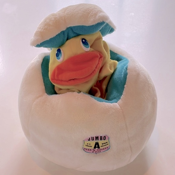 VTG 1991 Peek N Squeek Hand Puppet - Picture 1 of 7